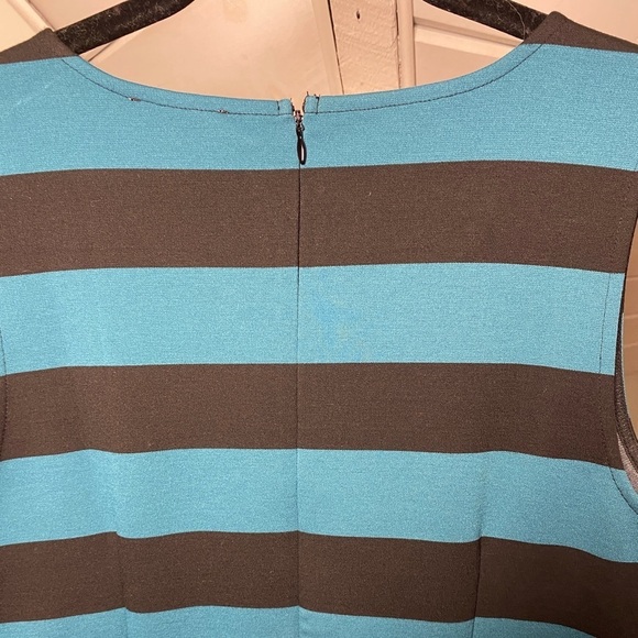 LOFT Striped Sleeveless Dress Women's 12 - Picture 7 of 12